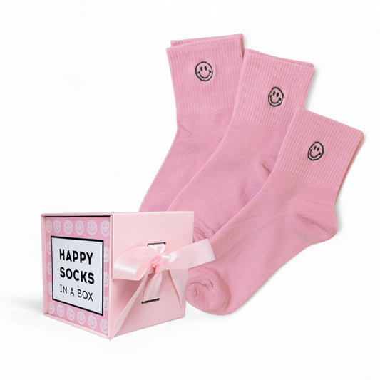 Happy Socks Gift Box with Smiley Design