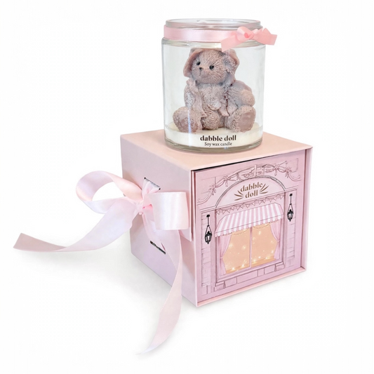 Bear Candle with Gift Box