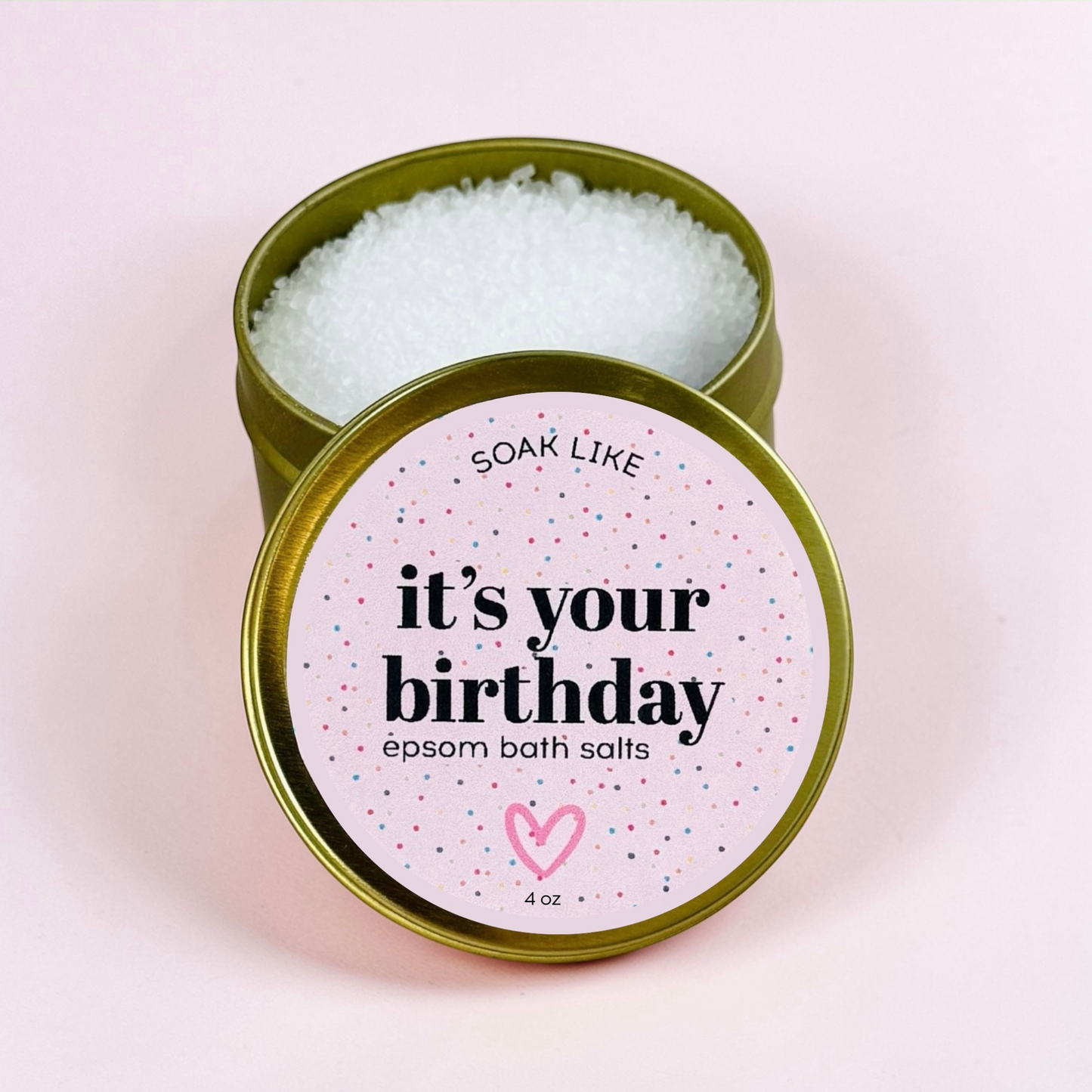 Birthday bath soak
