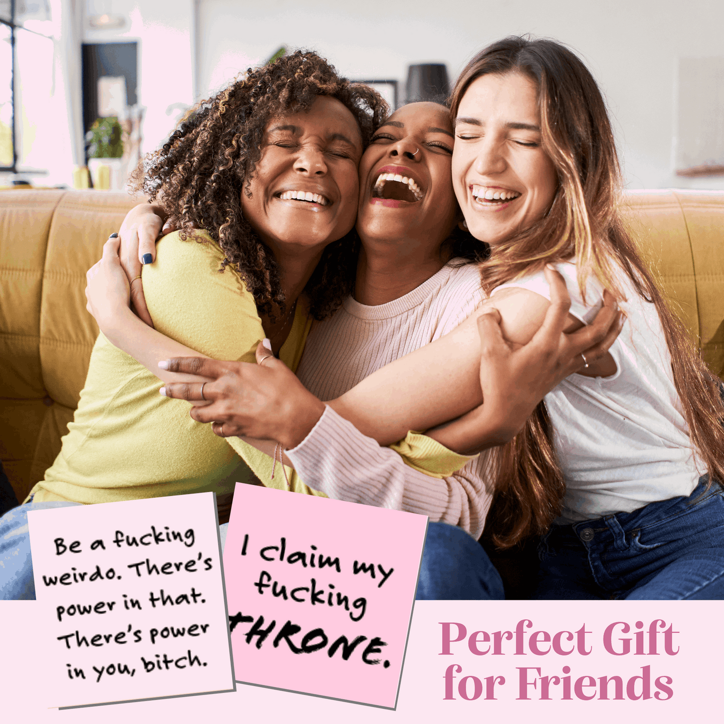 Dabble Doll badass bitch motivational jar gift box with empowering quotes, perfect gift for friends