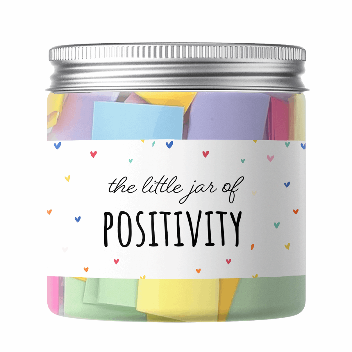 Positivity jar filled with uplifting messages inspiring quotes motivational cards, encouragement messages, pick me up feel good gift for women, best friend, daughter, care package, college girl gift