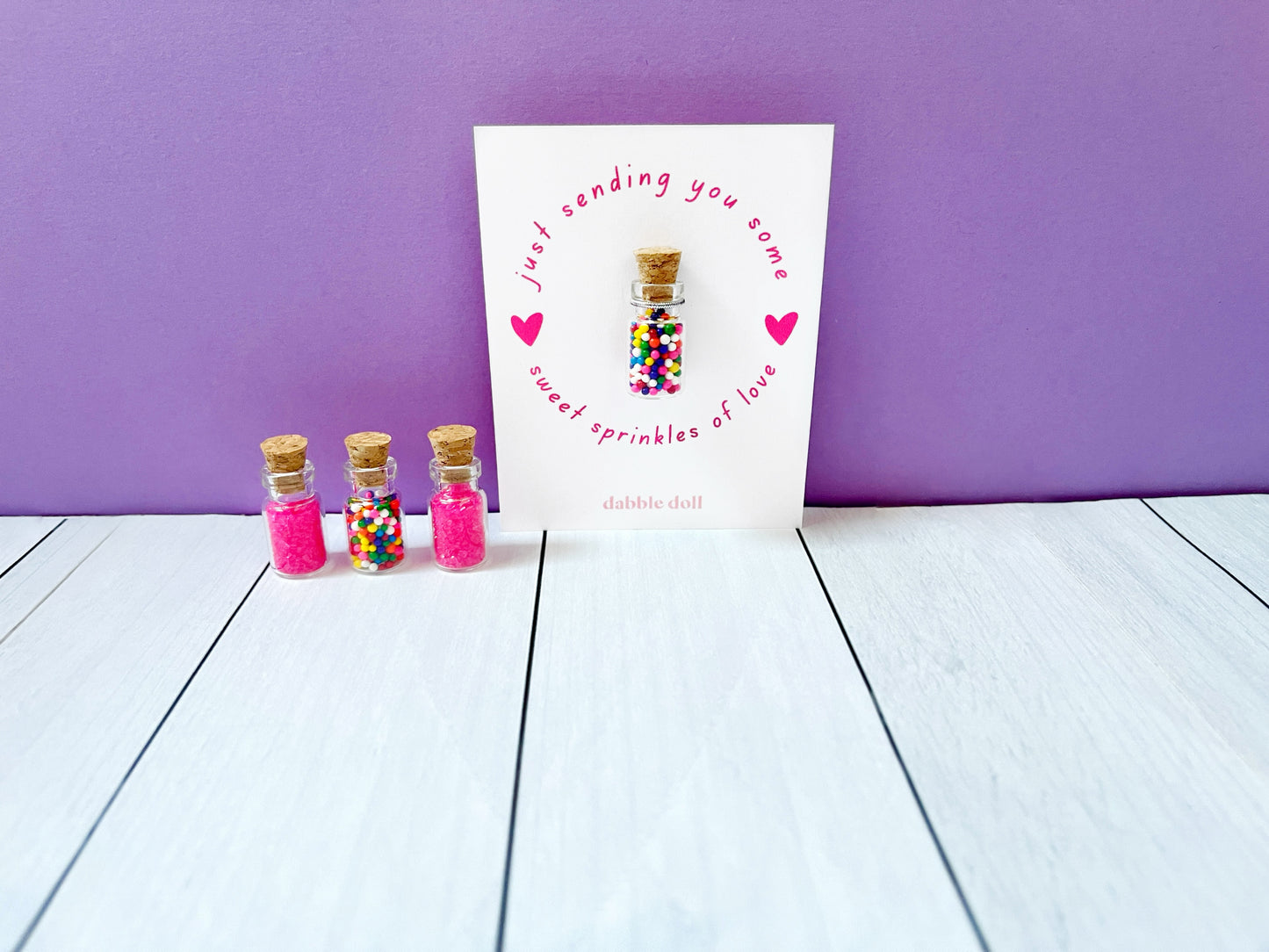 Sprinkles of Love | Mini Jar Token Gift