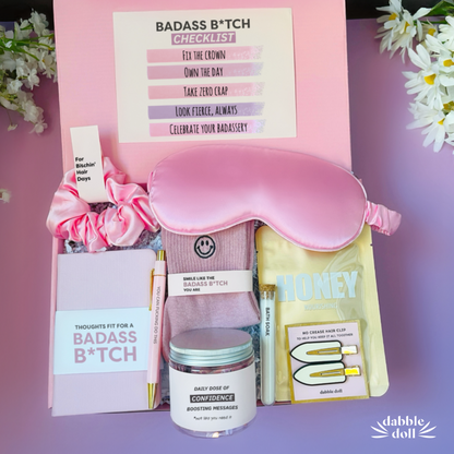 Badass B*tch Gift Box for Women, Best Friend, Encouragement Gift