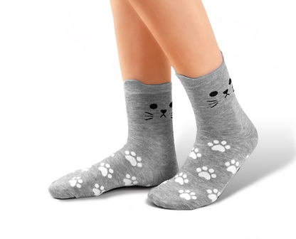 Cat Socks (Gray)