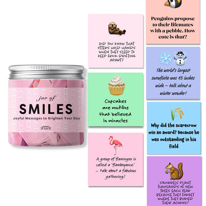 Smiles Gift Box for Her | Pampering Spa Kit, Jar of Smiles & Relaxing Essentials | Perfect Cheer-Up Gift