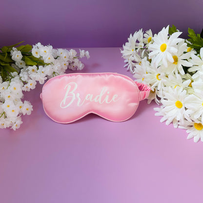 Custom Happy Birthday Gift Box | Pink Sleep Mask + Smiley Socks