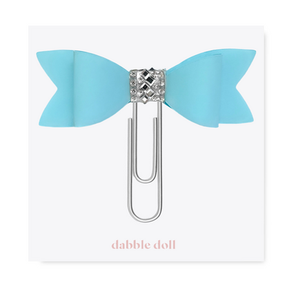 Bow Planner Paperclip | Blue