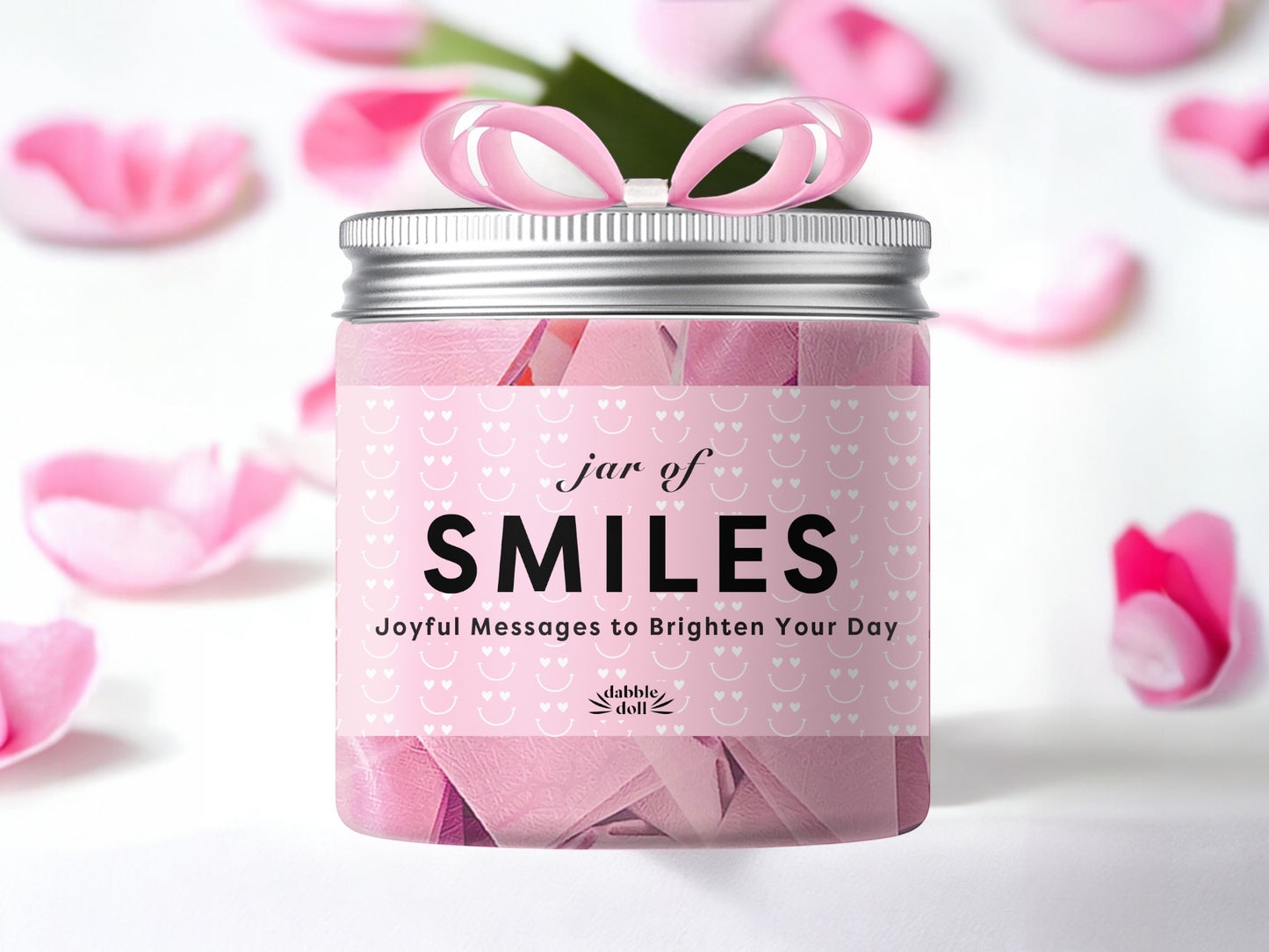 Smiles Gift Box for Her | Pampering Spa Kit, Jar of Smiles & Relaxing Essentials | Perfect Cheer-Up Gift