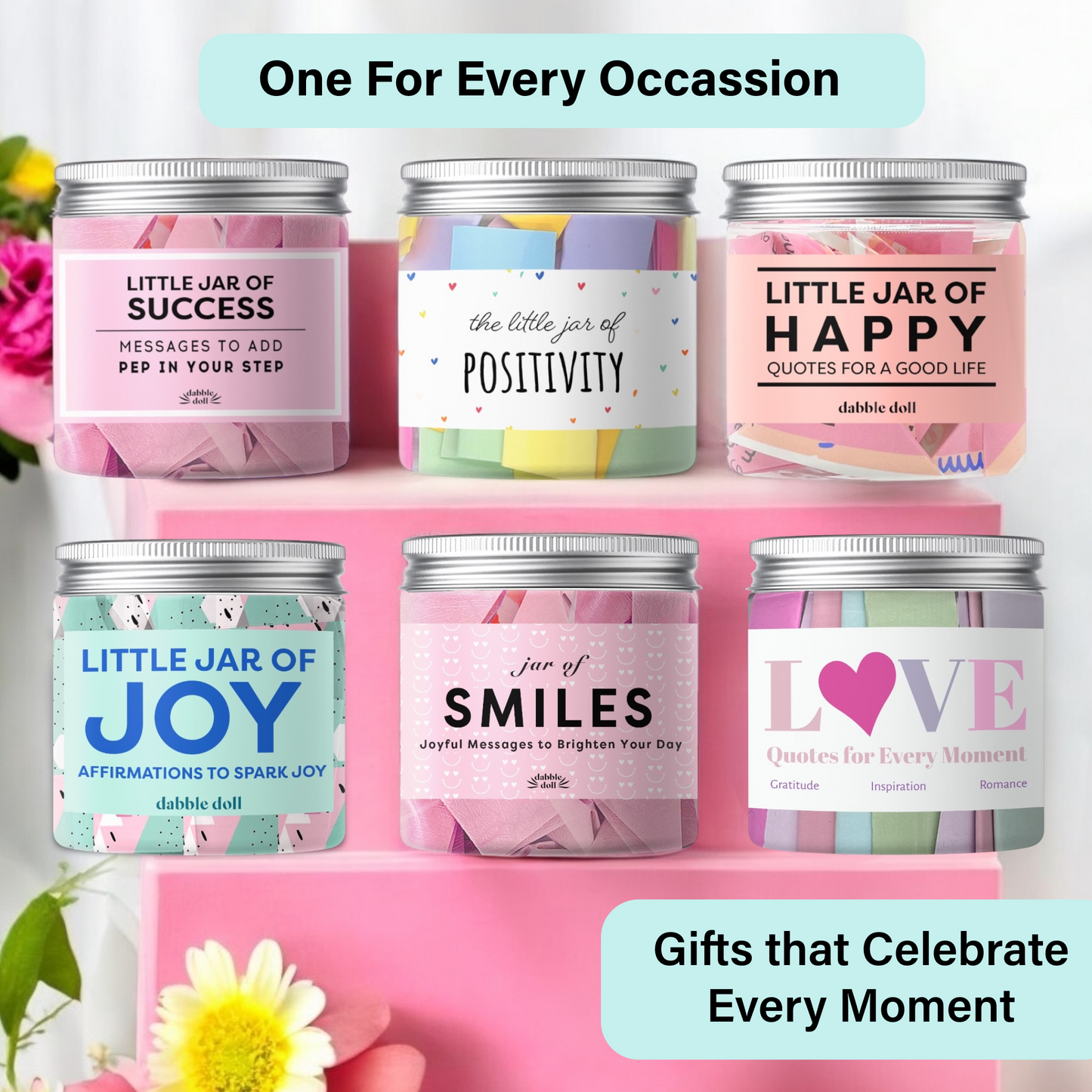 Badass B*tch Positive Uplifting Encouragement Affirmation Jar with Gift Box