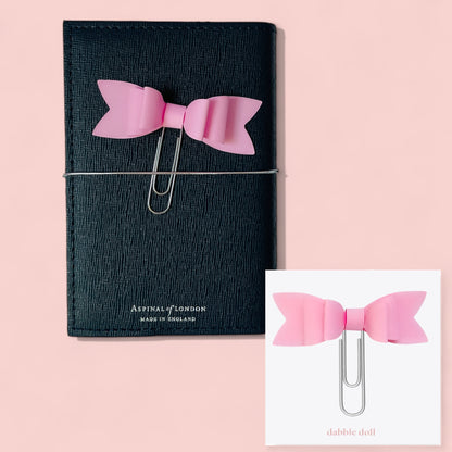 Bow Planner Paperclip | Pink