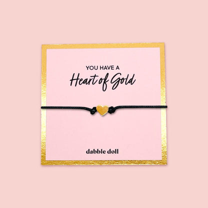 Gold Heart Bracelet