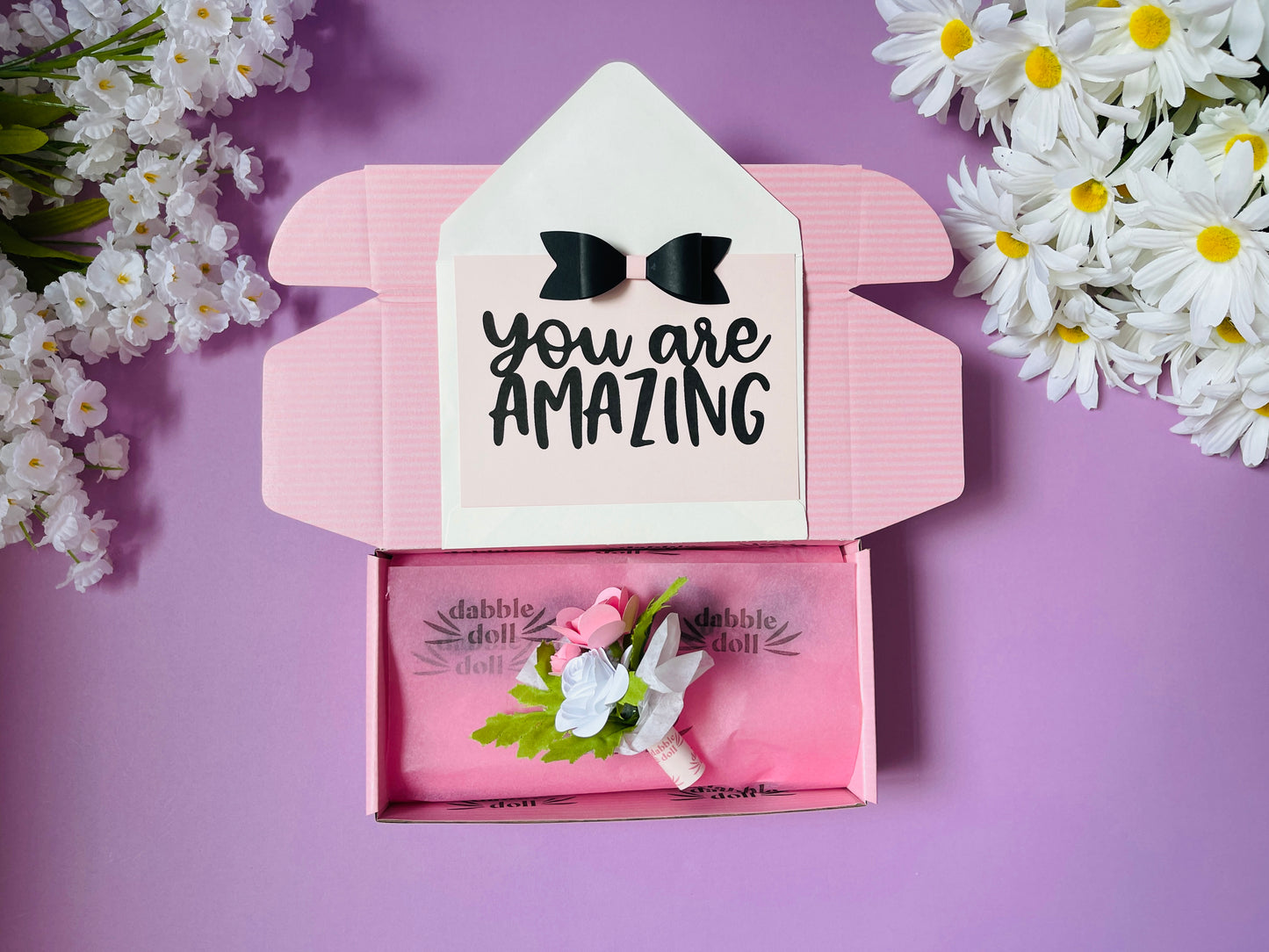 Happy Box with Encouragement Messages for Pick-Me-Up, Thinking of You, Cheer Up gift box