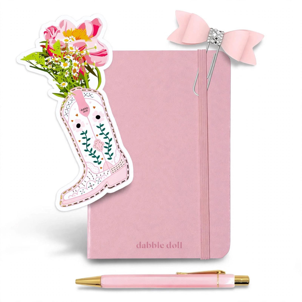 Pink Notebook- Travel Size Lined Journal