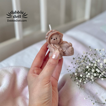 Teddy Bear Candle Gift Set