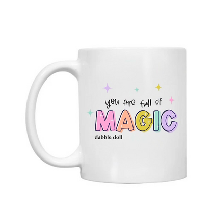 Full of magic ceramic mug