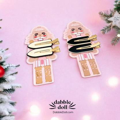 Nutcracker Christmas Hair Clips