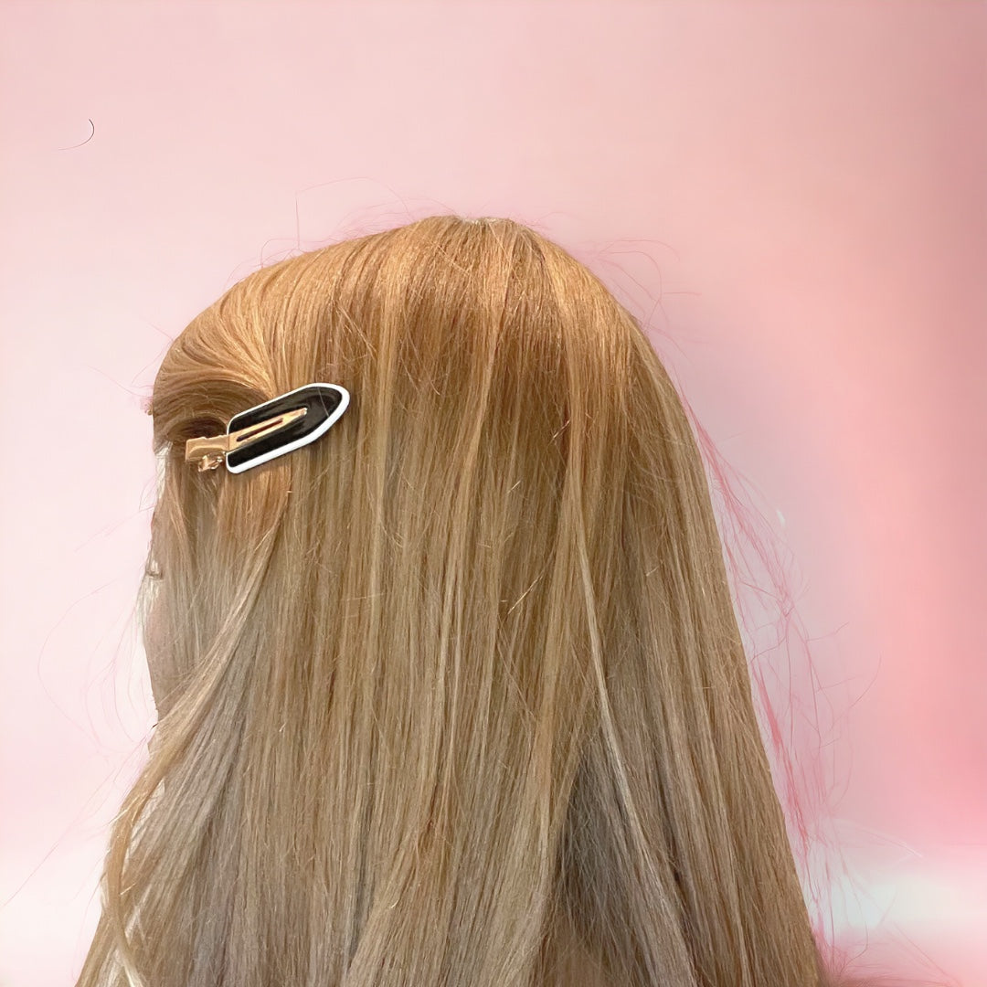 Black No Bend Hair Clips