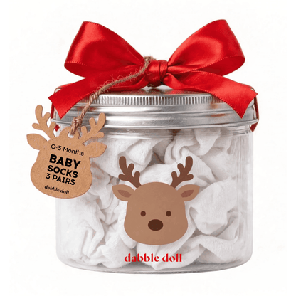 Reindeer Baby Socks