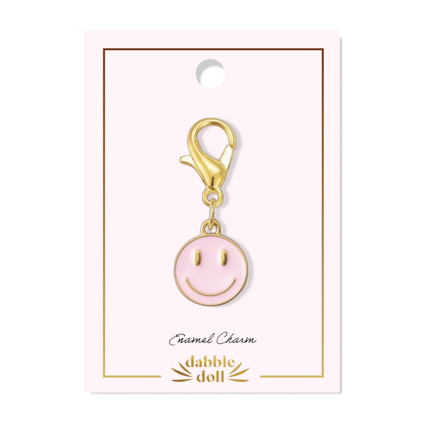 Smiley Zipper Charm