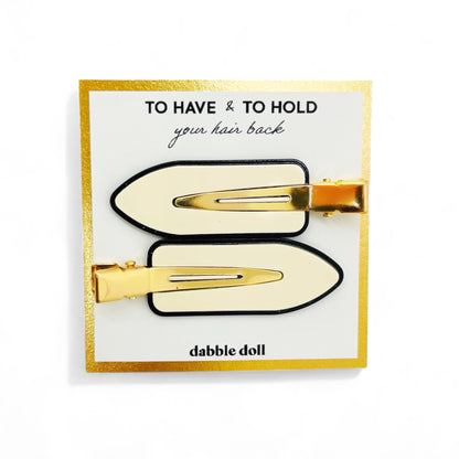 Creaseless Hair Clips on 'To Have & To Hold' Card