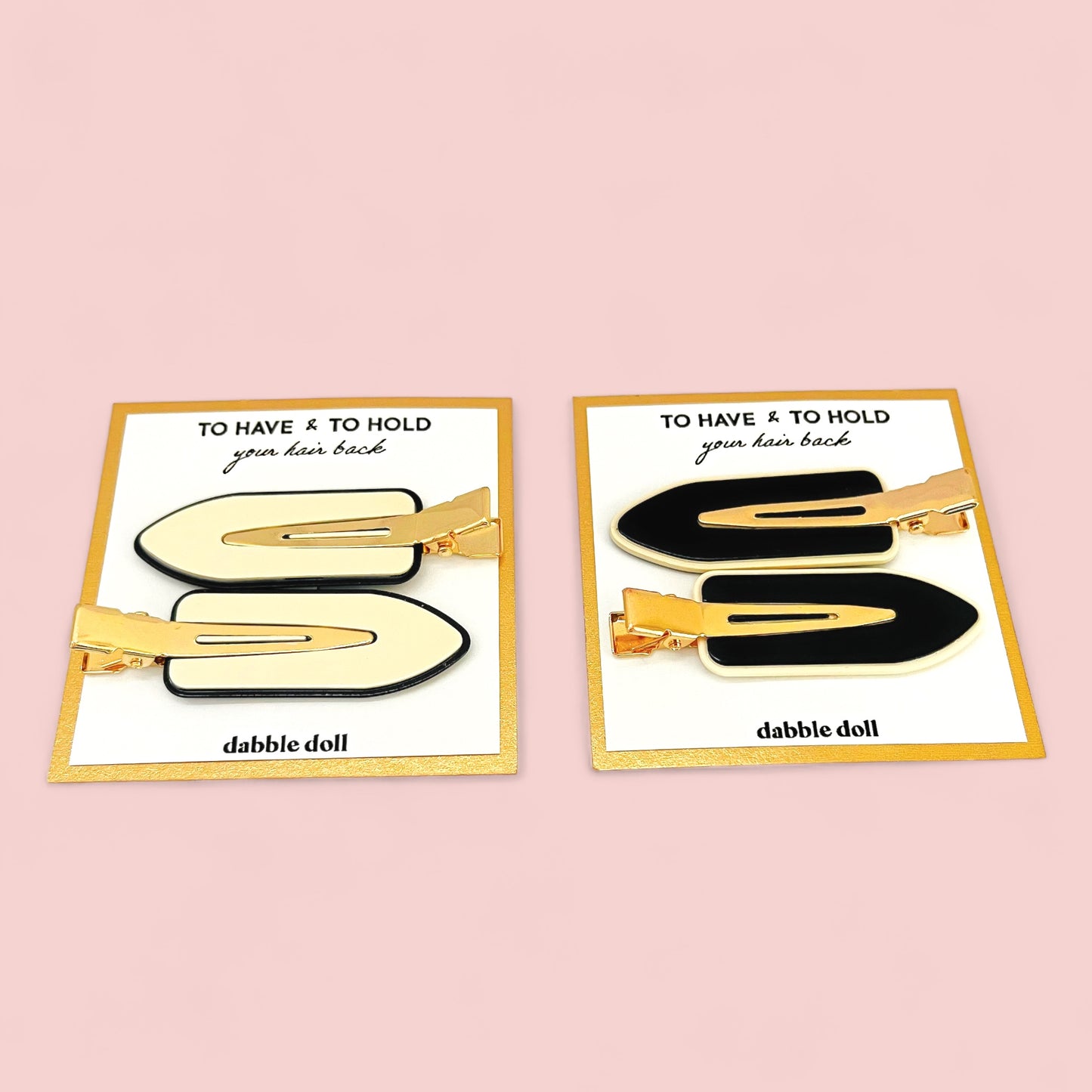 Creaseless Hair Clips on 'To Have & To Hold' Card