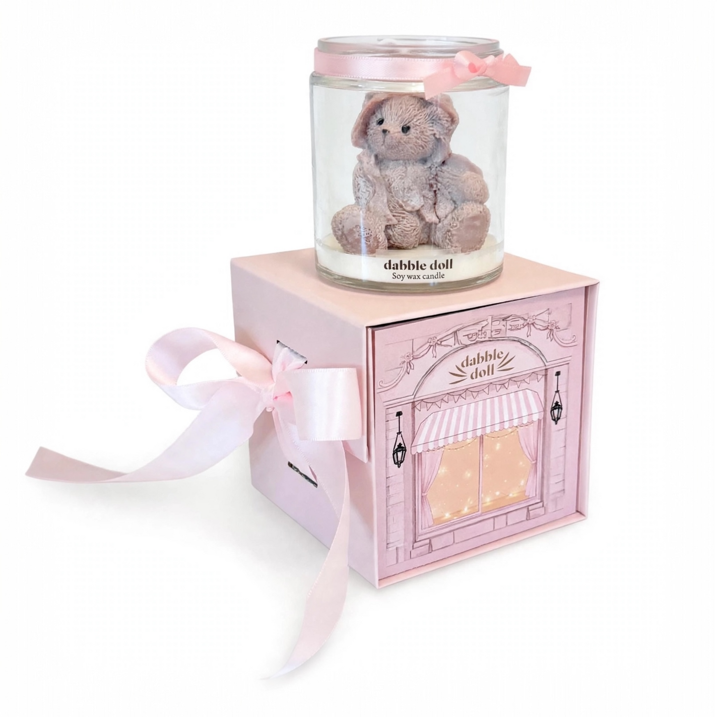 Bear Candle with Gift Box