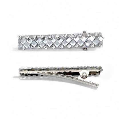 Christmas Rhinestone Hair Clips