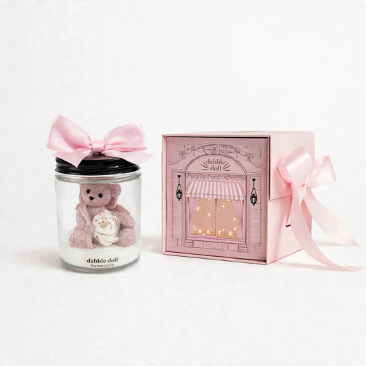 Bear Candle with Gift Box