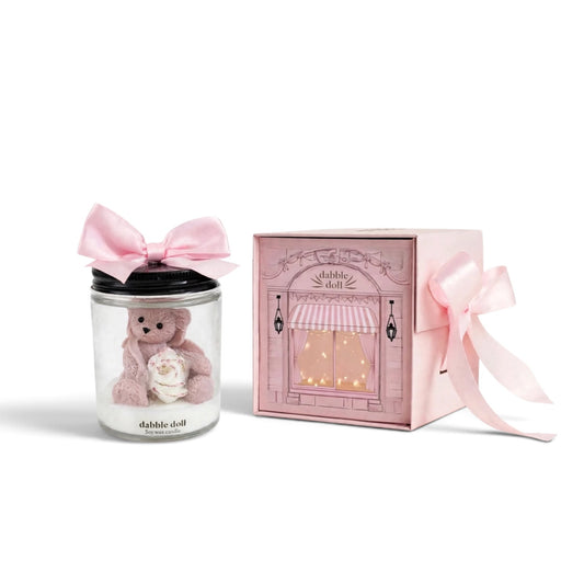 Bear Candle with Gift Box