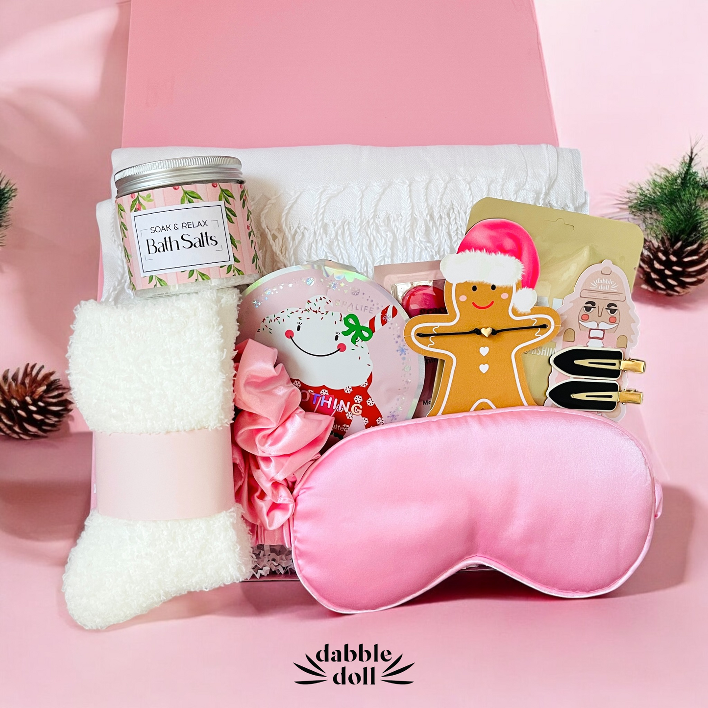 Christmas Pink Spa Gift Box for Women