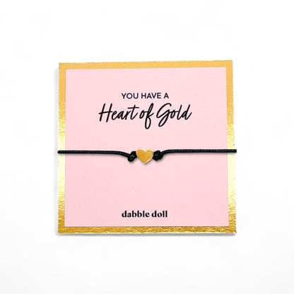 Gold Heart Bracelet