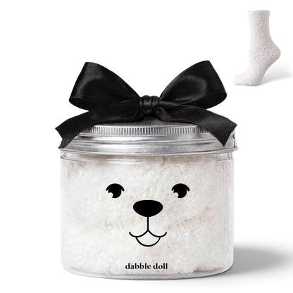 Puppy Dog Cozy Socks Jar