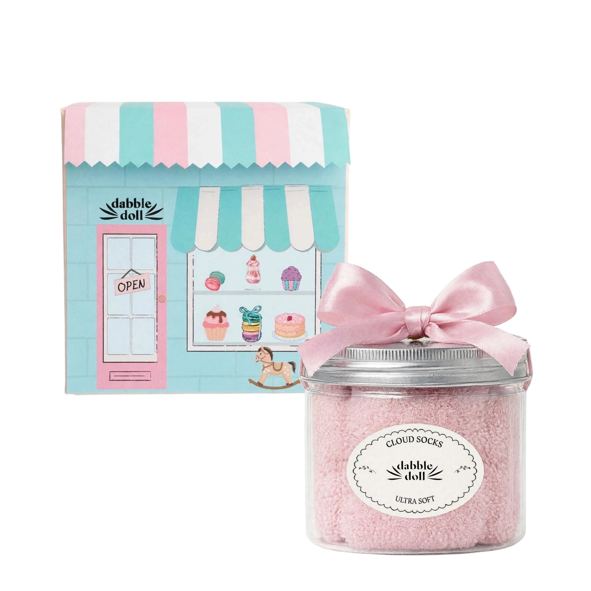 Cloud Socks Jar