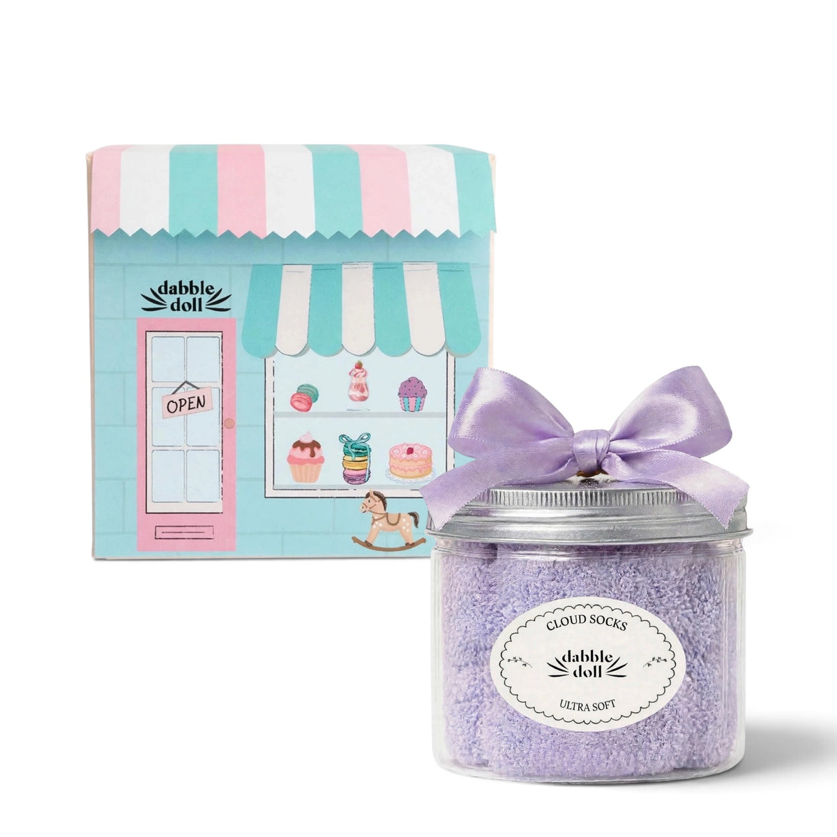 Cloud Socks Jar