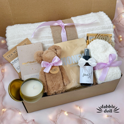 Hygge Gift Box with Blanket (lilac)