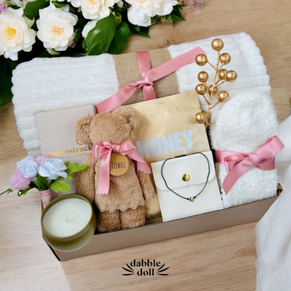 Hug gift box for sympathy,grief, loss gift for get well soon care package gift basket with love, hygge gift box hygge box happy gift for women spa pamper care package gift set with cozy blanket cozy socks fuzzy socks spa face mask sheet mask collagen