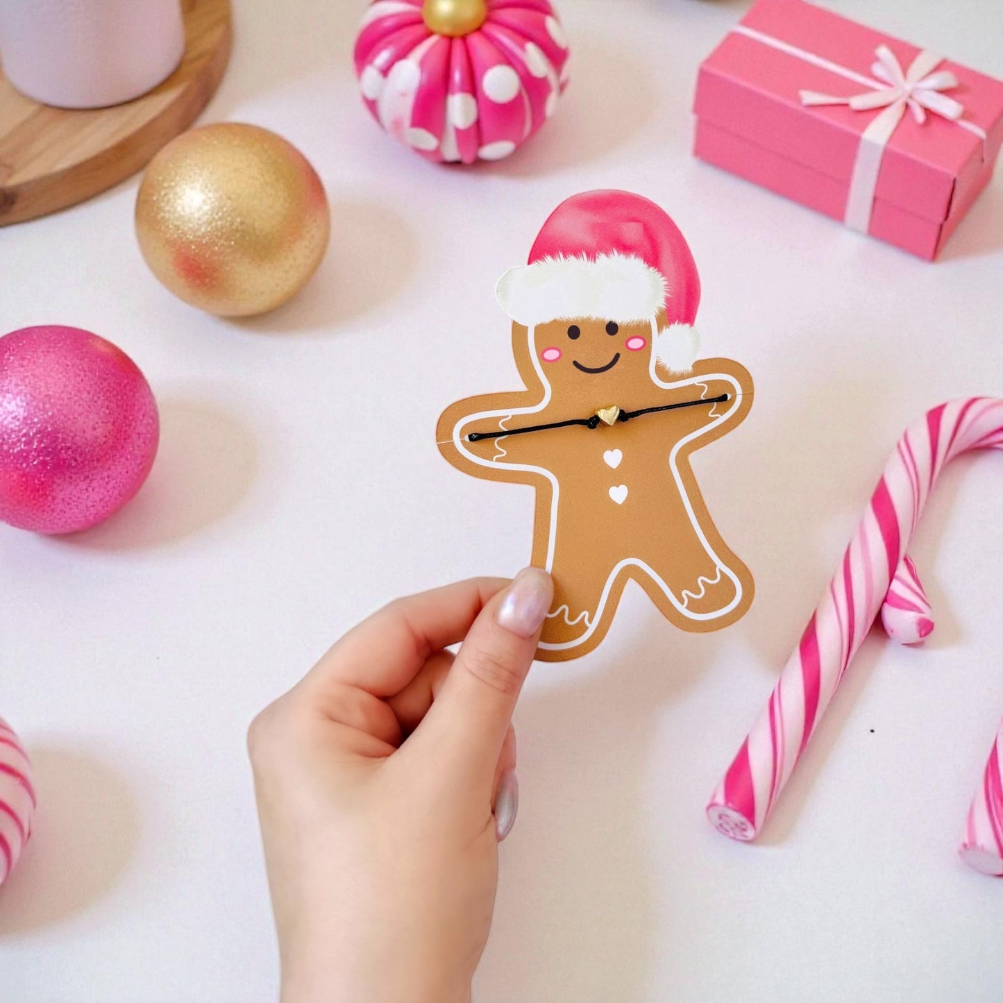 Holiday Gingerbread Man Bracelet