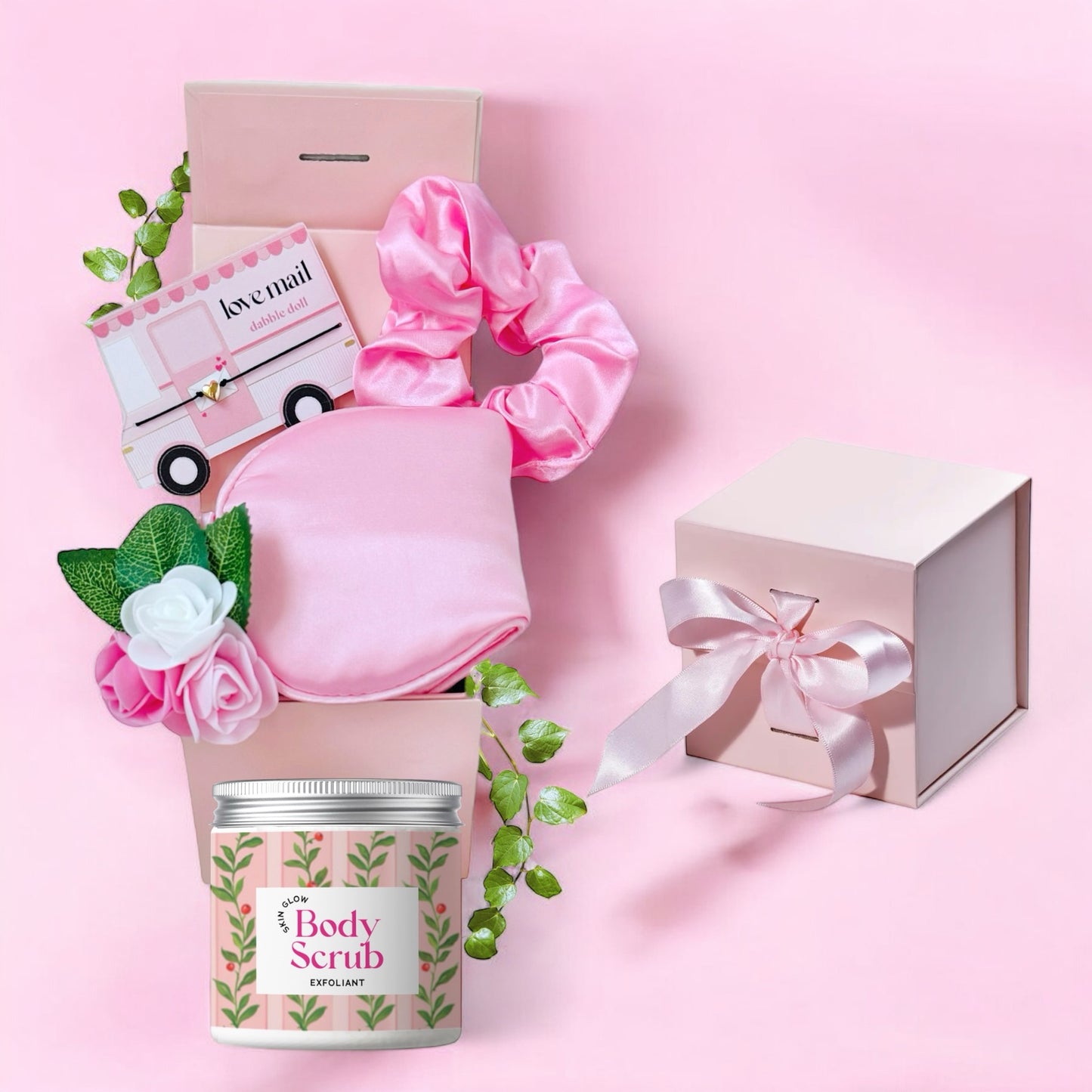 Luxe Self-Care Gift Box – Pink Pamper Set for Teens, Daughter, Girlfrind