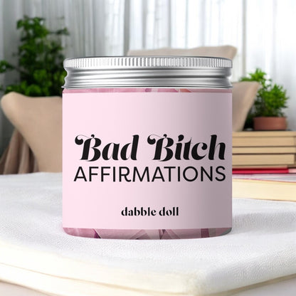 Badass B*tch Positive Uplifting Encouragement Affirmation Jar with Gift Box