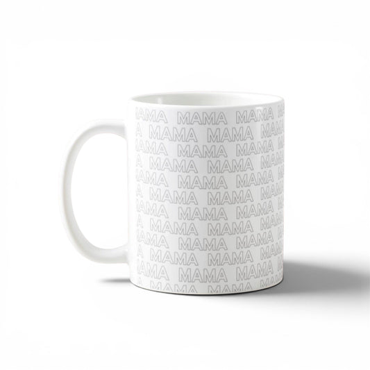 Mama coffee mug, gift for mom, mom ceramic mug