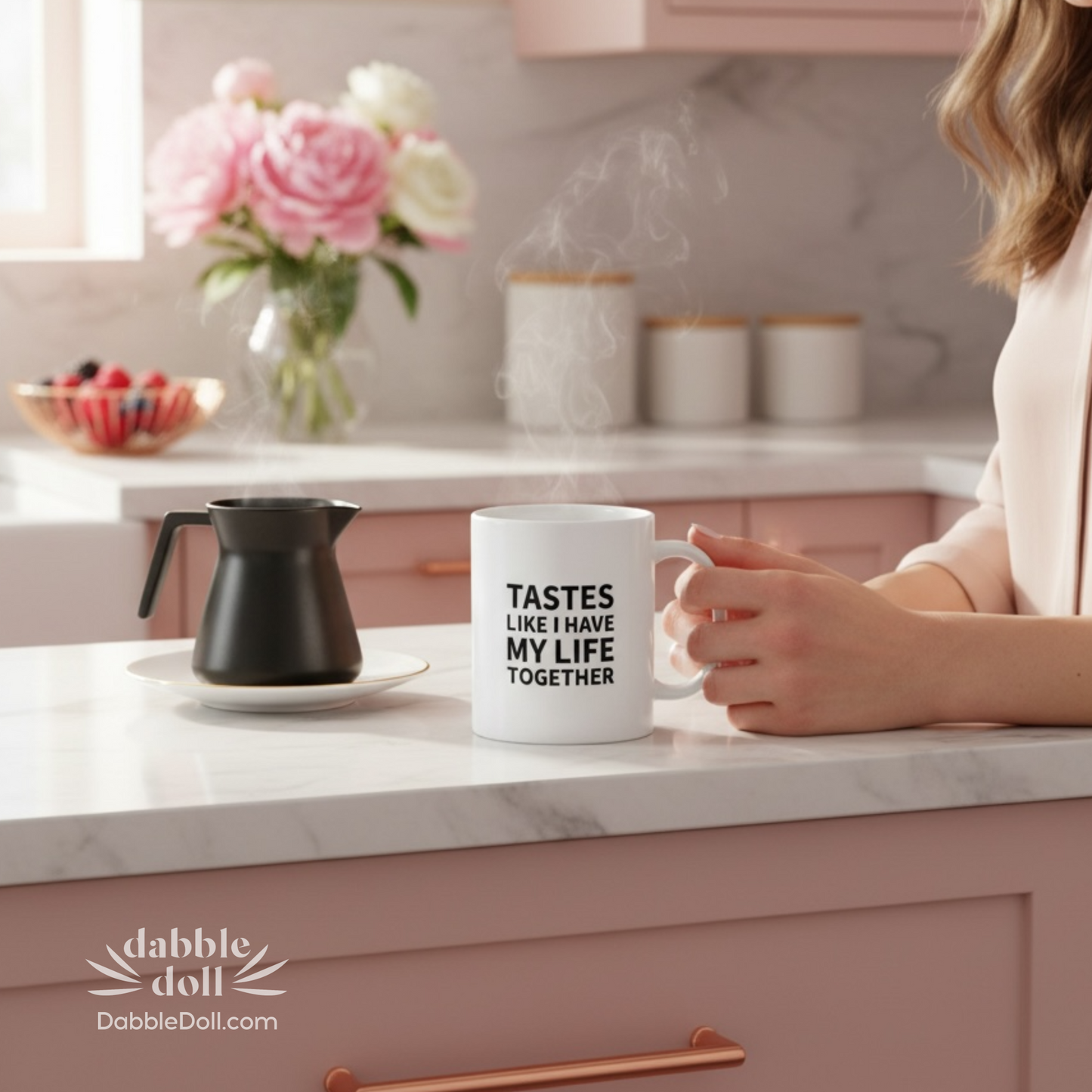 Tastes like I have my life together mug, funny novelty gift for mom, girlfriend, sister 