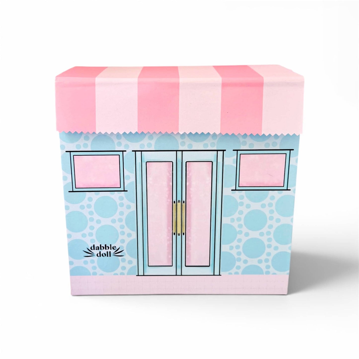 Dollhouse village gift box, dream house box, cute enchanting playful doll house box for gift for daughter, mom, best friend