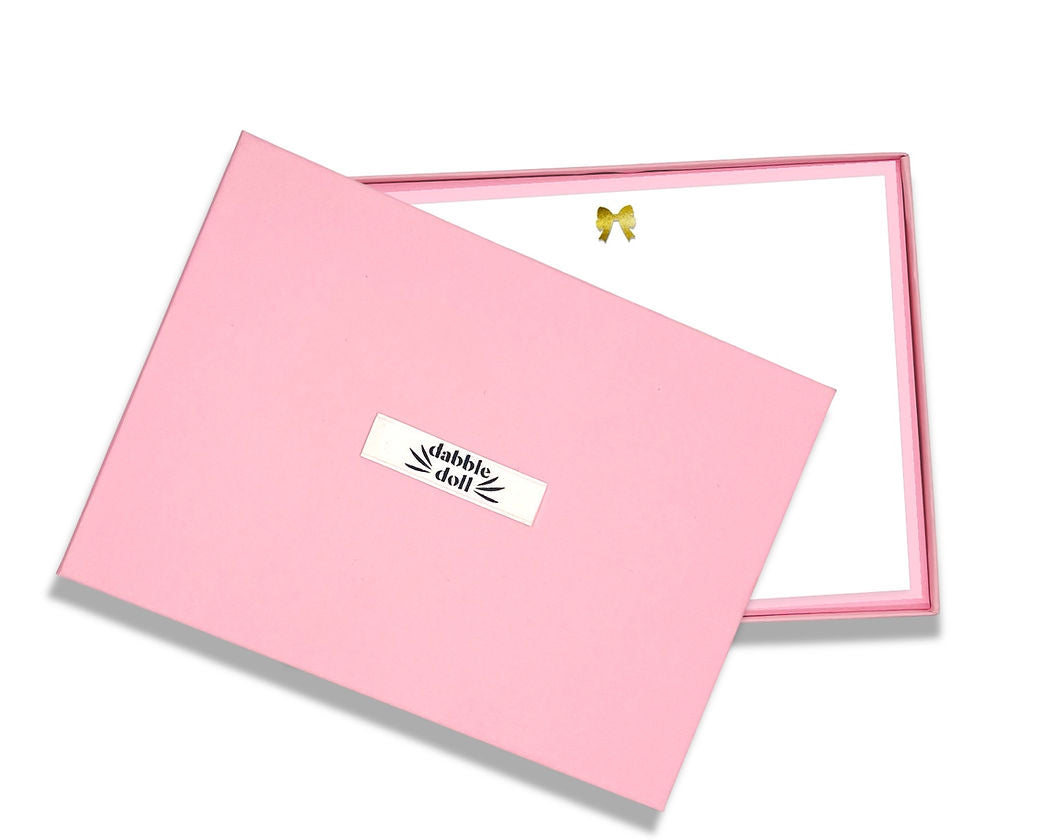 Bow Note Cards Set