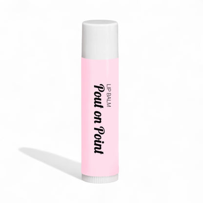 Dabble Doll Pout on Point Lip Balm for dry lips, effective chapped lip balm in a stylish pink tube