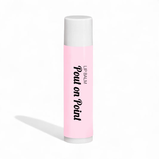 Dabble Doll Pout on Point Lip Balm for dry lips, effective chapped lip balm in a stylish pink tube