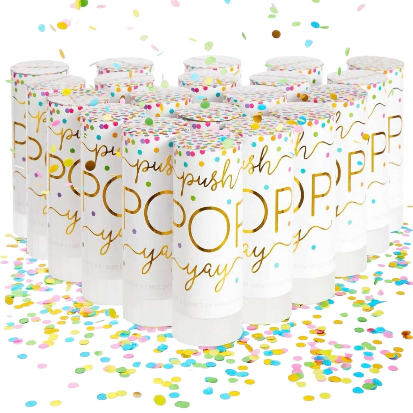 Dabble Doll colorful confetti popper for girls, women, and ladies to celebrate special occasions