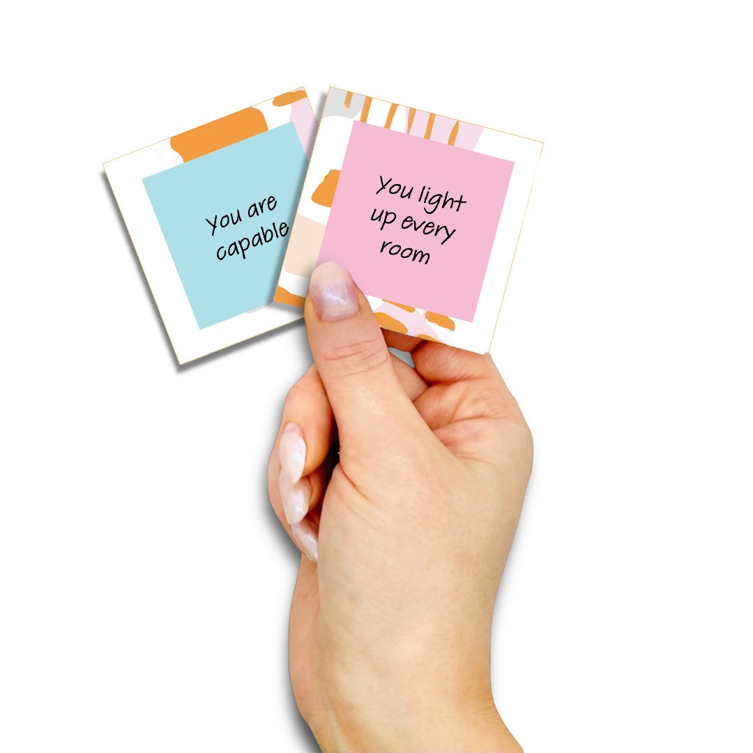 Dabble Doll colorful encouragement cards for girls featuring uplifting messages for women and ladies