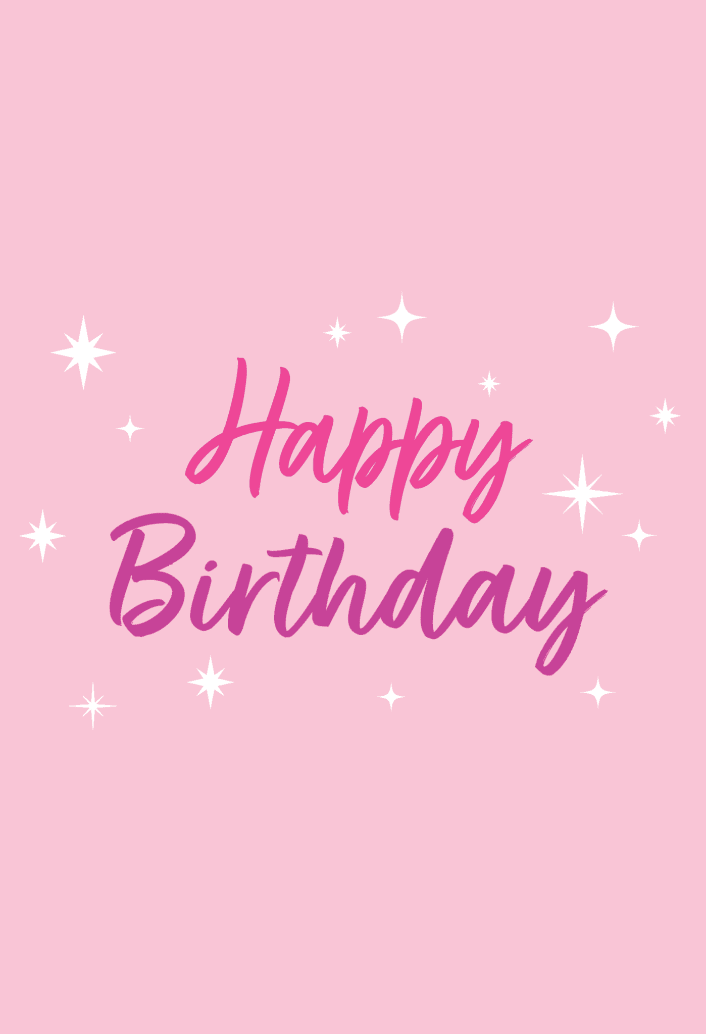 Pink birthday gift box featuring 'Happy Birthday' design for girls and women