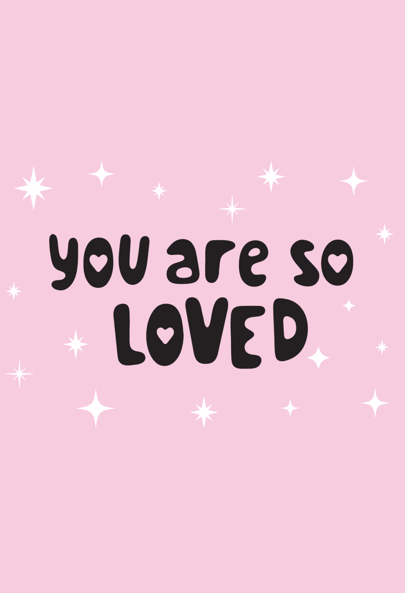 Pink Gift Box from Dabble Doll with 'You Are So Loved' message for girls and women