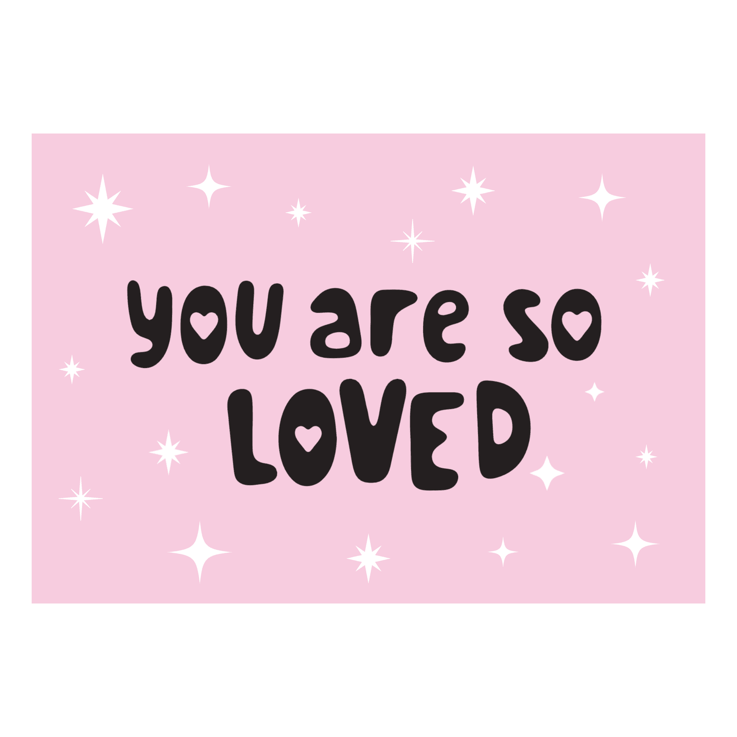 Pink Dabble Doll Gift Box featuring 'You Are So Loved' design for girls and women